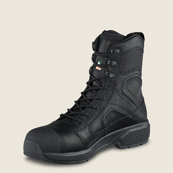 Botas de Seguridad Red Wing Hombre Negros - Exos Lite - 8-Inch Waterproof Csa Toe - 839-JXAFWT